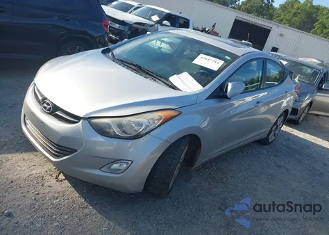 2013 Hyundai Elantra Limited z USA, uszkodzony, nr VIN 5NPDH4AE1DH183042